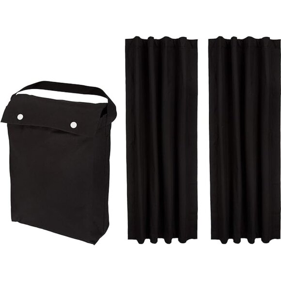 Amazon Basics Portable Blackout Curtain Shade w/ Suction Cups, 2-Pack - Picture 1 of 4